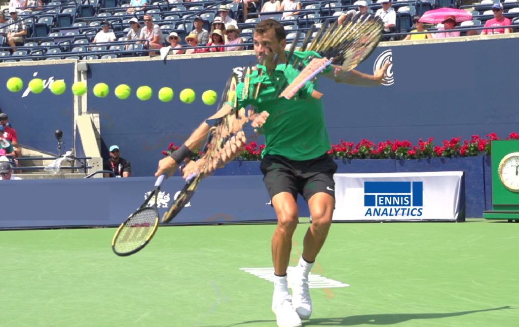 Grigor Dimitrov’s backhand slice